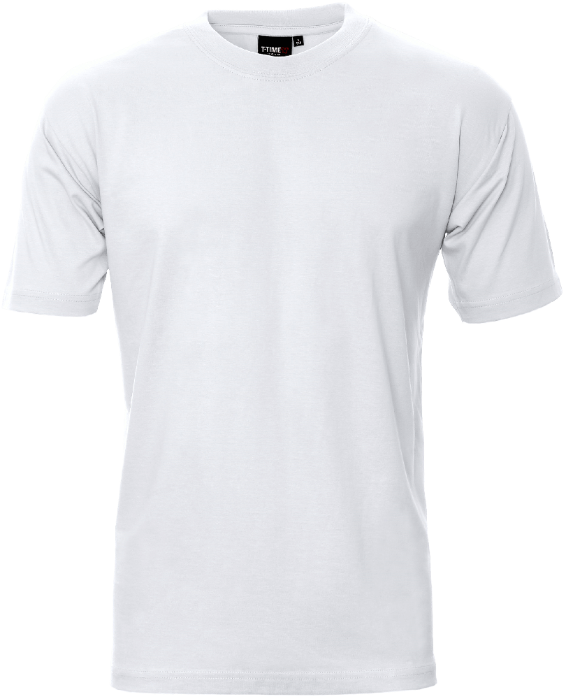 Weiß Herren T-Shirt, Basic (8150101)