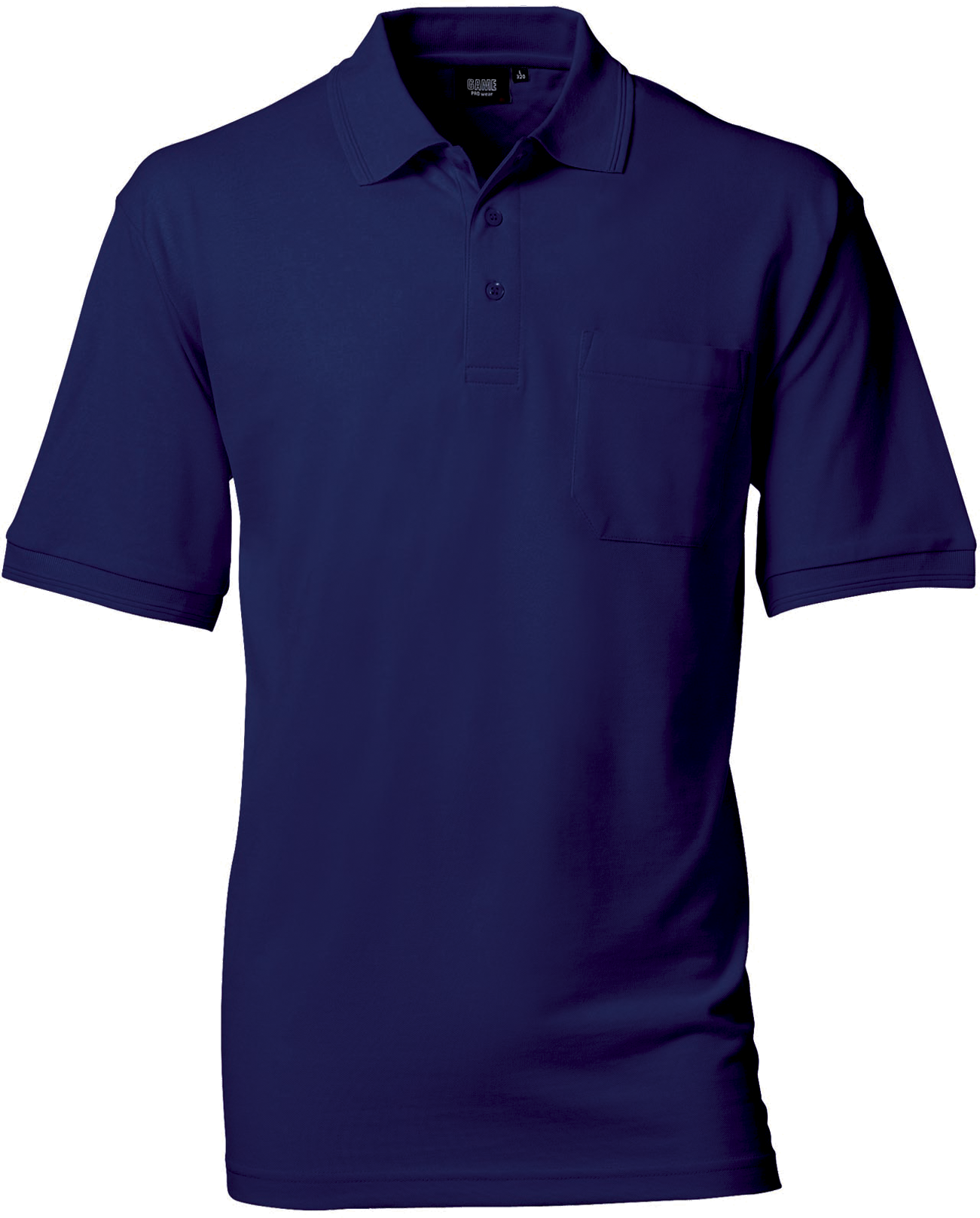 Navy Polo Shirt m. brystlomme, herre, Prowear (8250281) 