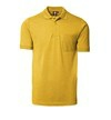 Yellow Mens Polo Shirt w. breastpocket, Basic (8250121)