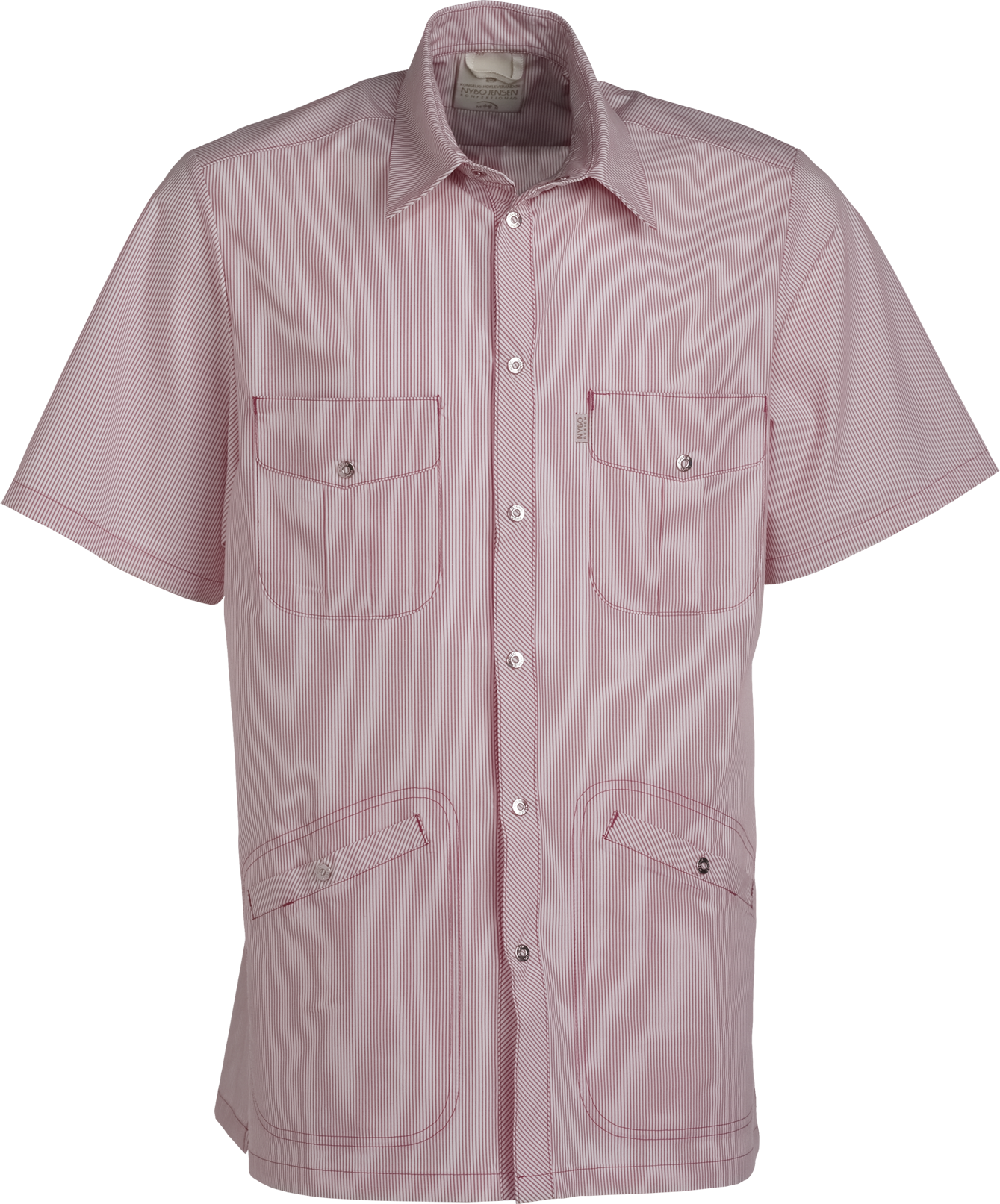 Pink striped Unisex tunic/shirt, Fresh (5360029)