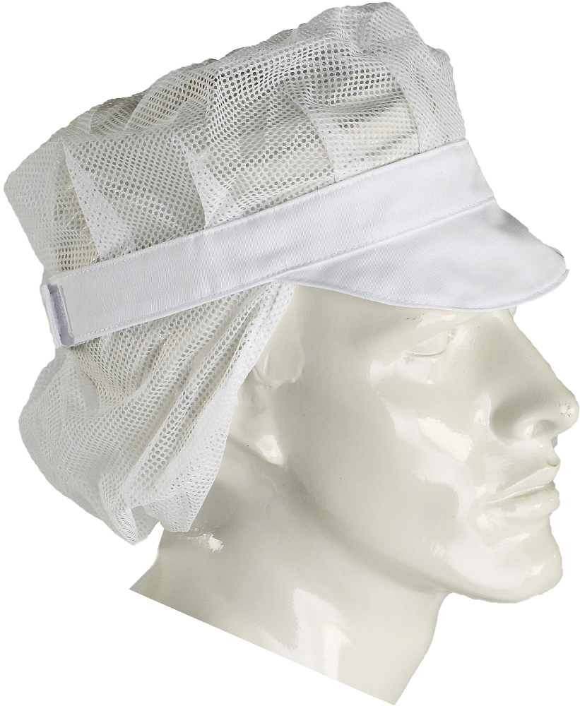 Cap with hairnet and hairnet bag (3210201)