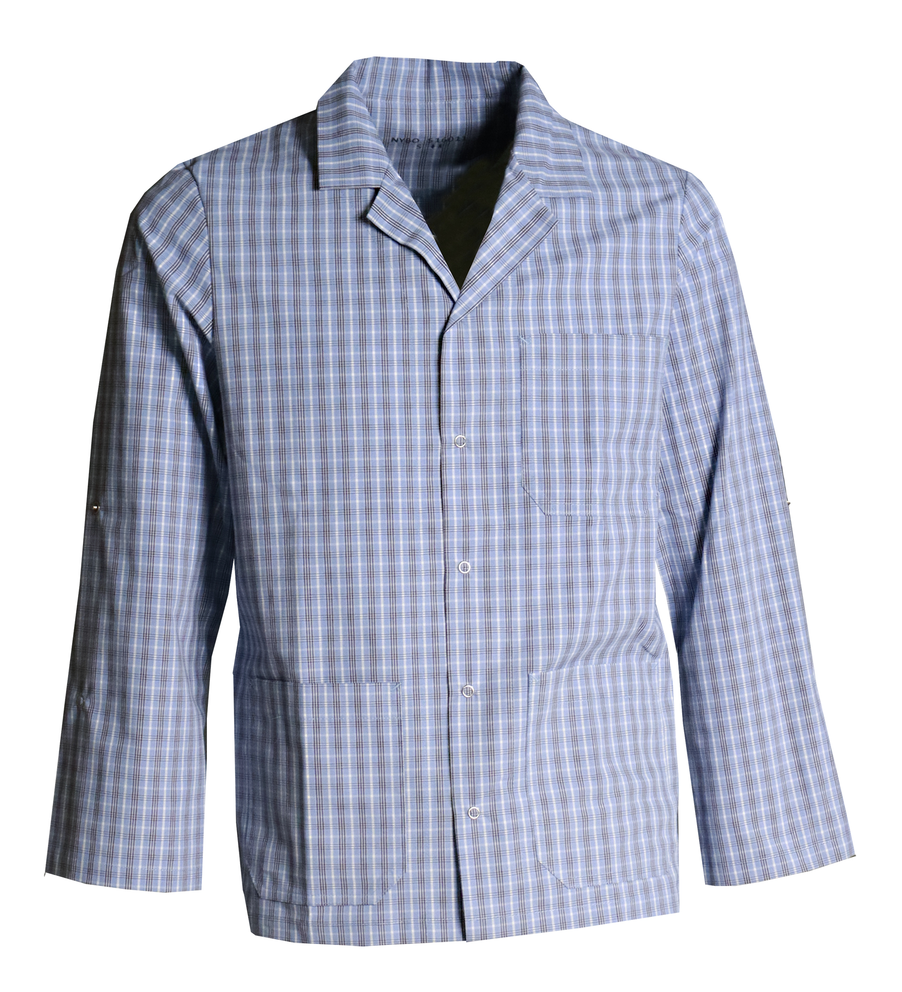 Blå-beige Unisex pyjamas jakke, Good Night (5160119)