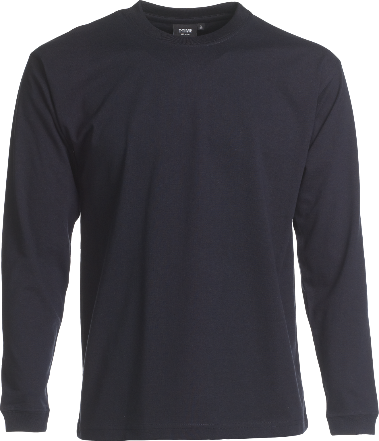 Navy Unisex T-shirt Lång ärm, Prowear, (8150221) 