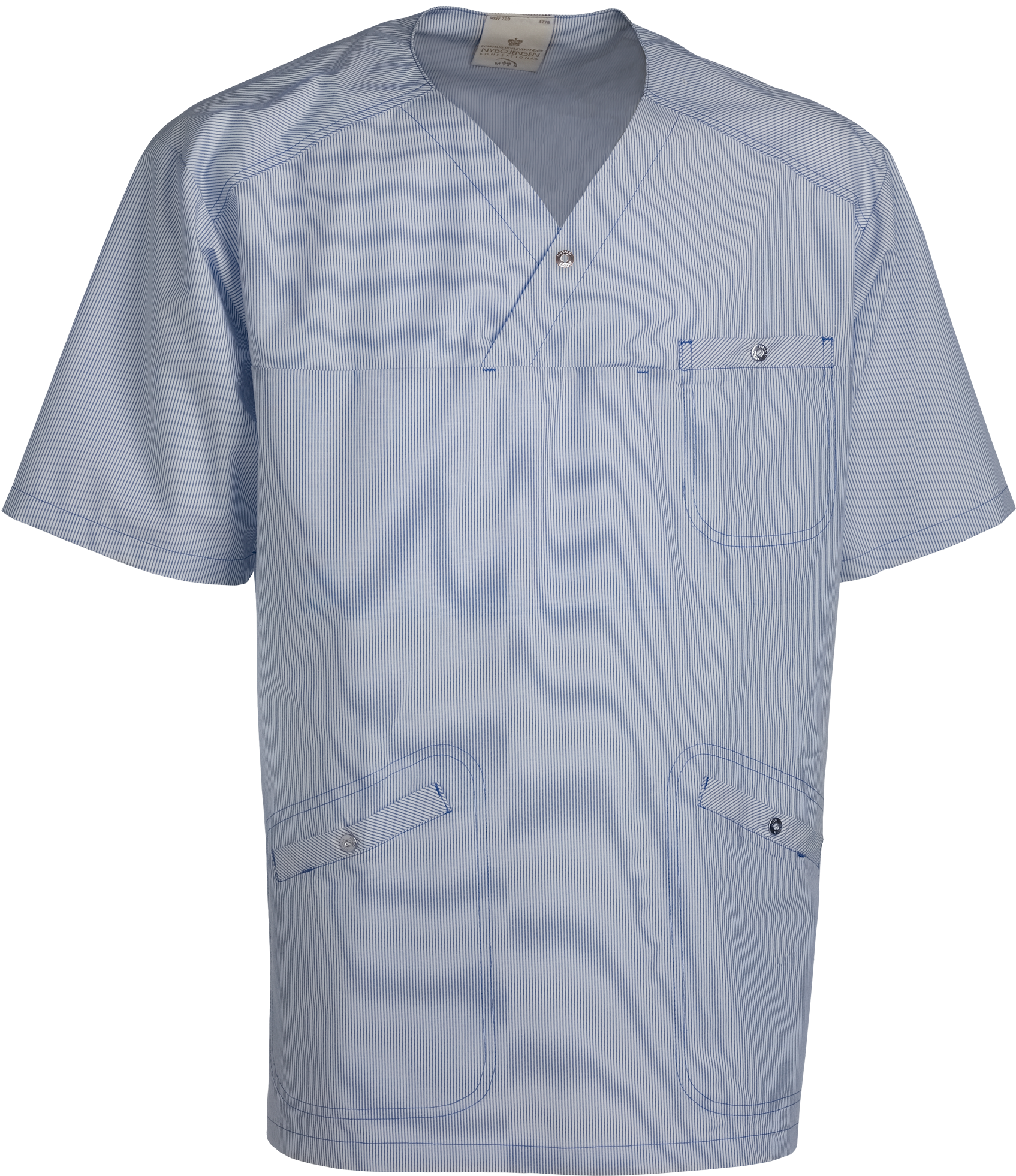 Blue stiped Casual unisex smock, Fresh (5470039) 