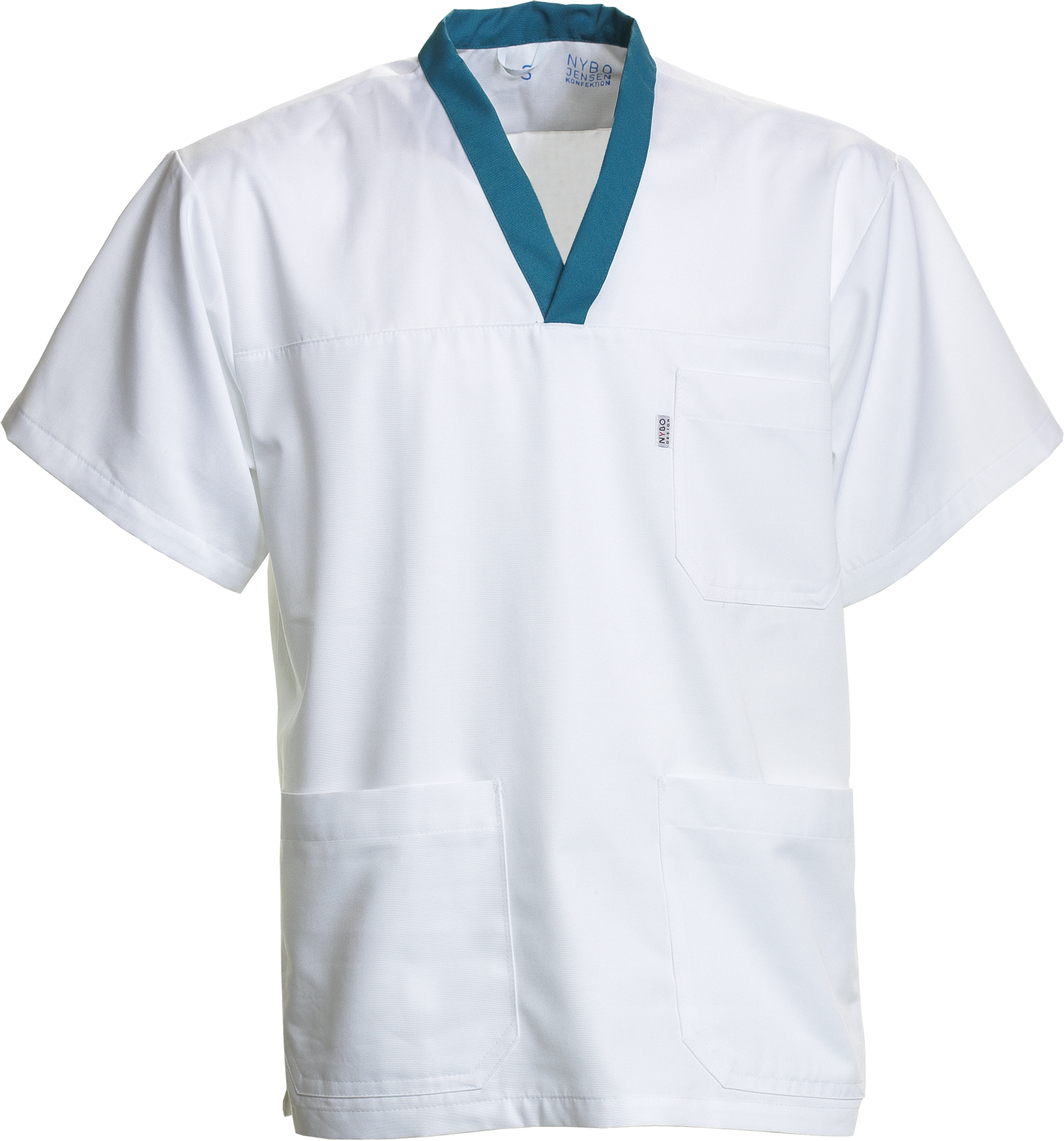 White/Petrol Green Smock, Aqua (2070831)