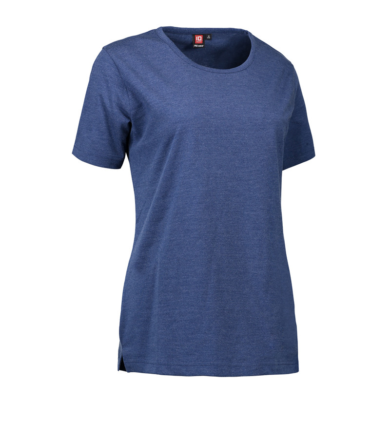 Blå melange T-shirt, Dam, Prowear (7250081)