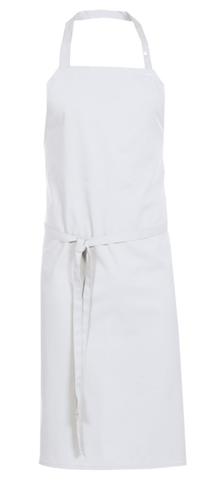 White Apron without pocket, All-over (6100399)