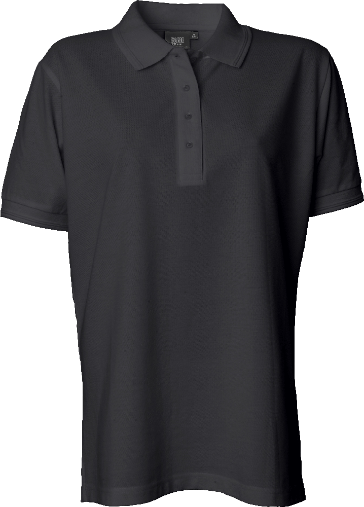 Black Ladies Polo Shirt without breastpocket, Prowear (7250091)