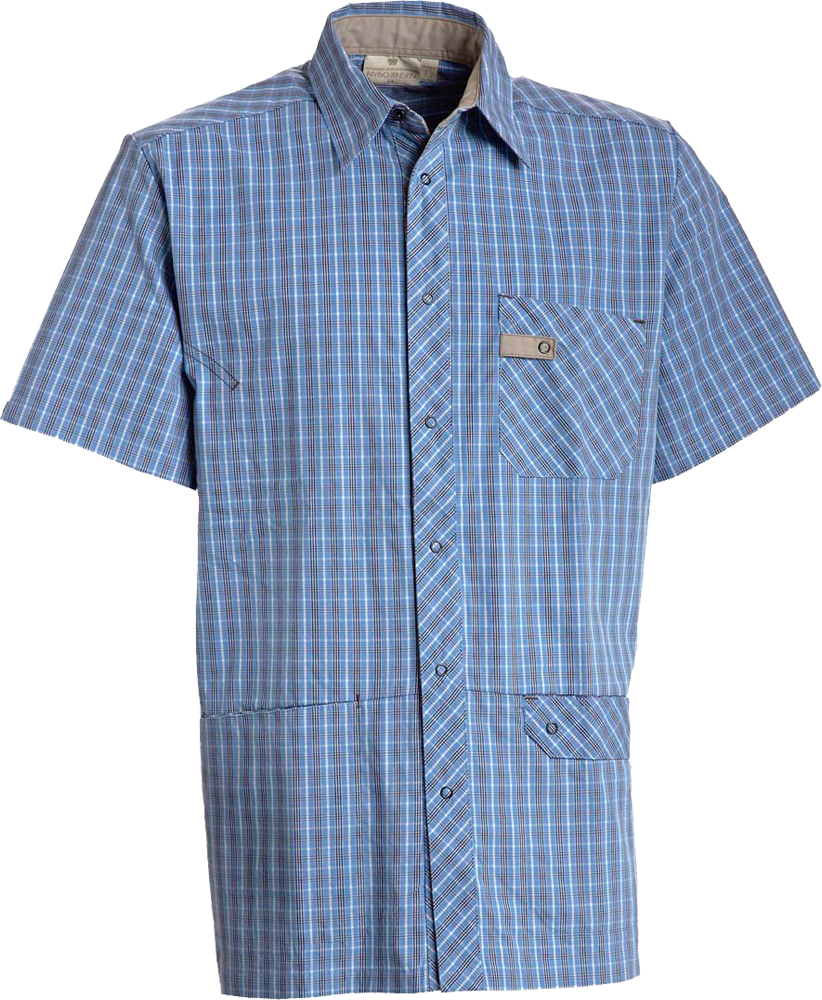 Tan/Blue Trendy Unisex tunic/shirt, Picnic (5360089)