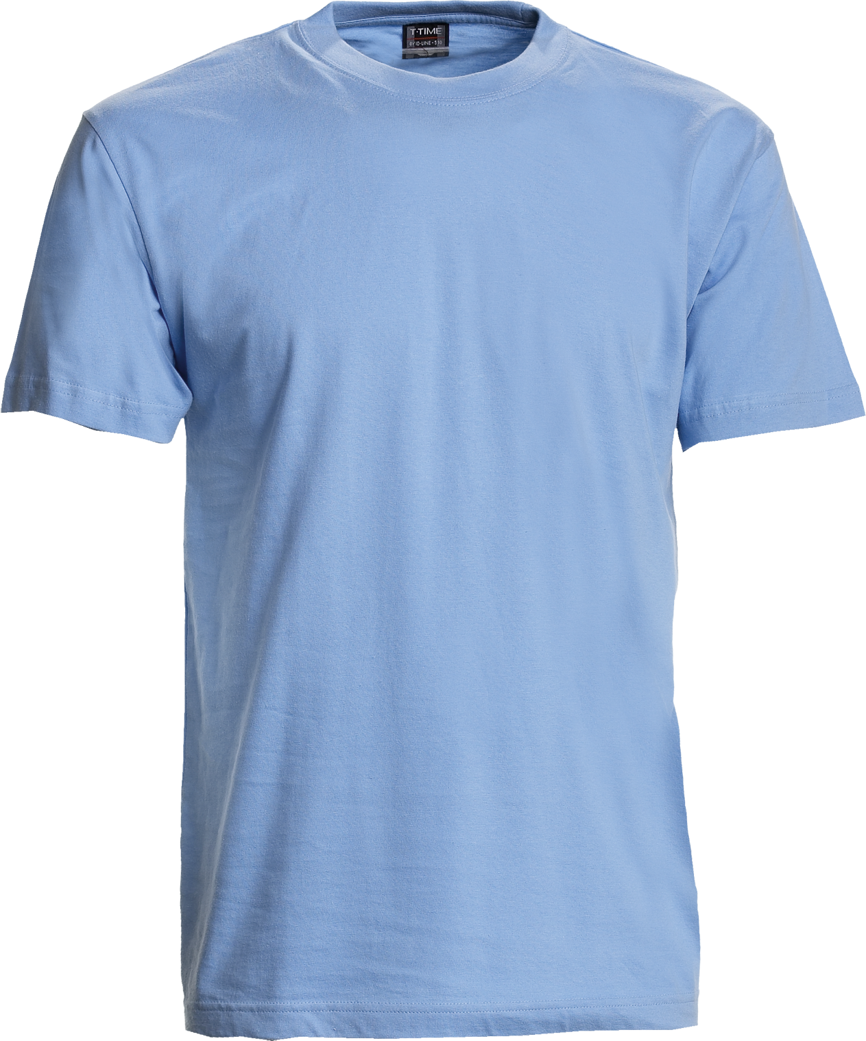 Light Blue Mens T-Shirt, Basic (8150101)