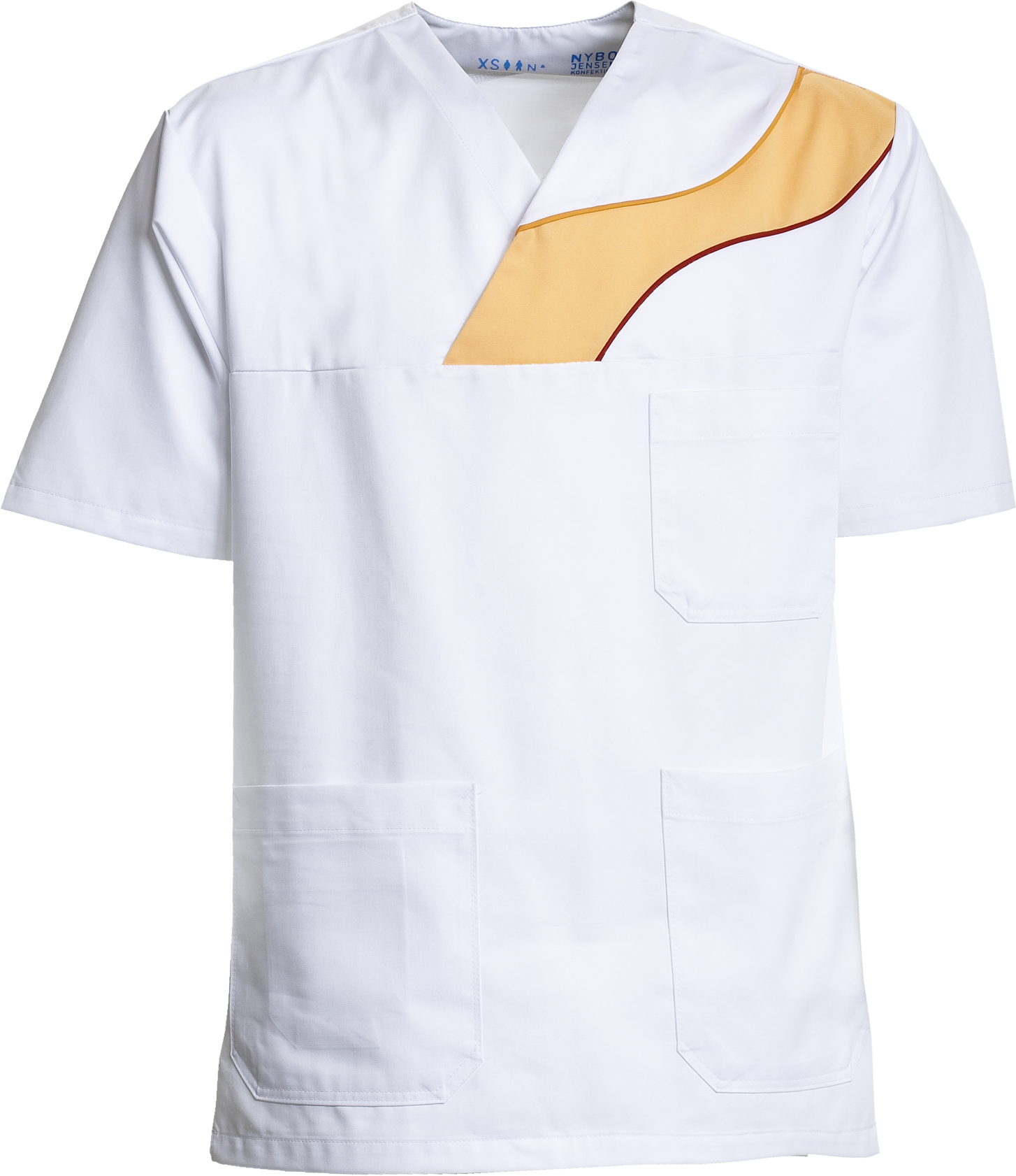 White/Yellow/Orange/Red Unisex Smock, Sunshine (2030351) 