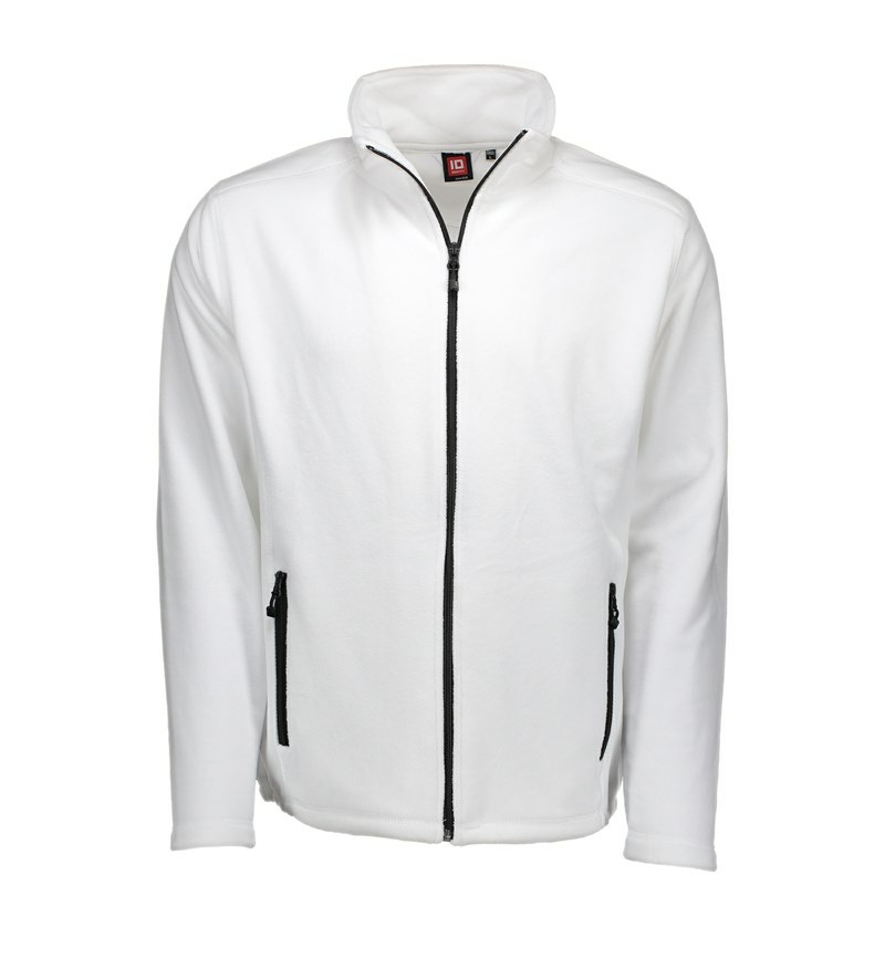 Hvid Herre microfleece cardigan, Shirts and Jackets, (8130211) 