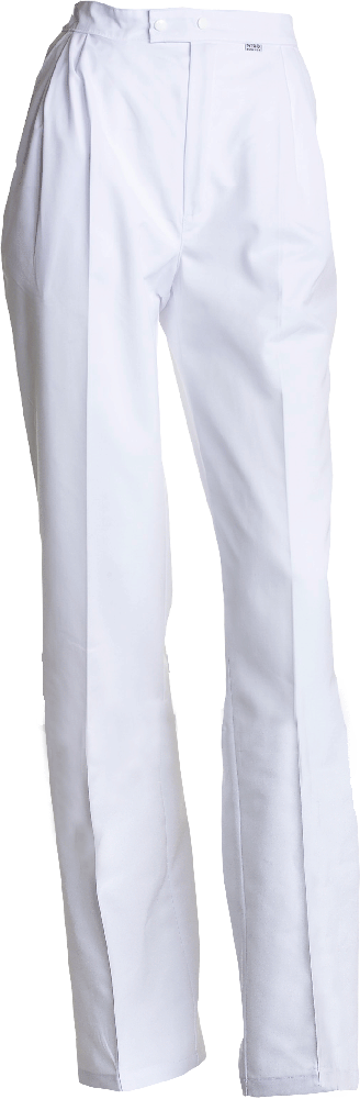 Hvid Bukser med elastik ved linning, Club-Classic (1100581) 