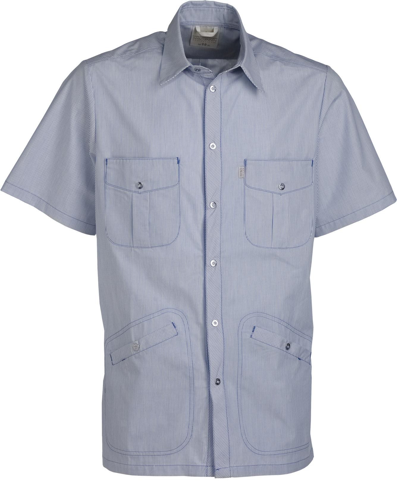 Blue stiped Unisex tunic/shirt, Fresh (5360029)