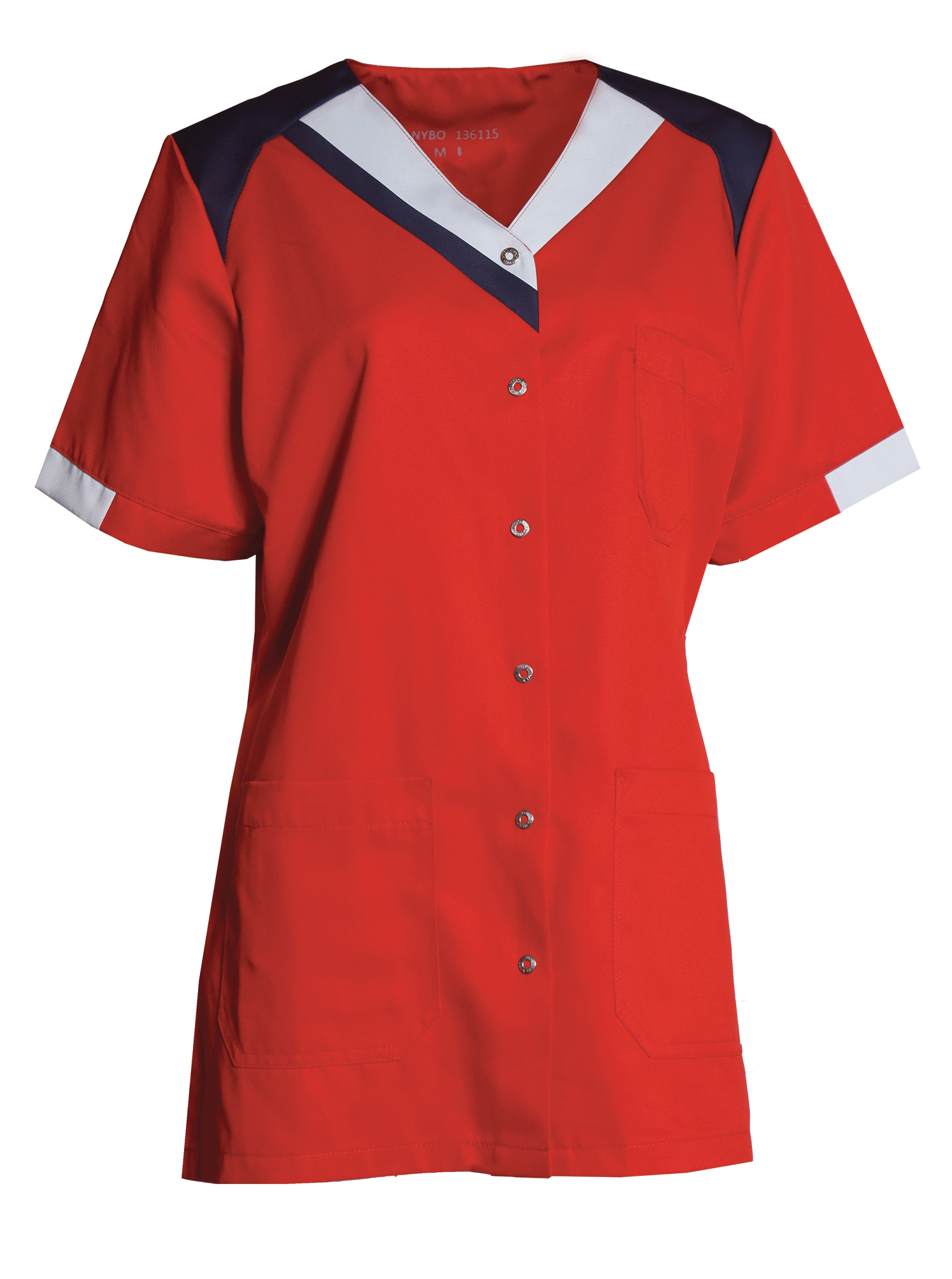 Red/Navy/Light Blue Ladies’ tunic, Nova Premium (1361151)