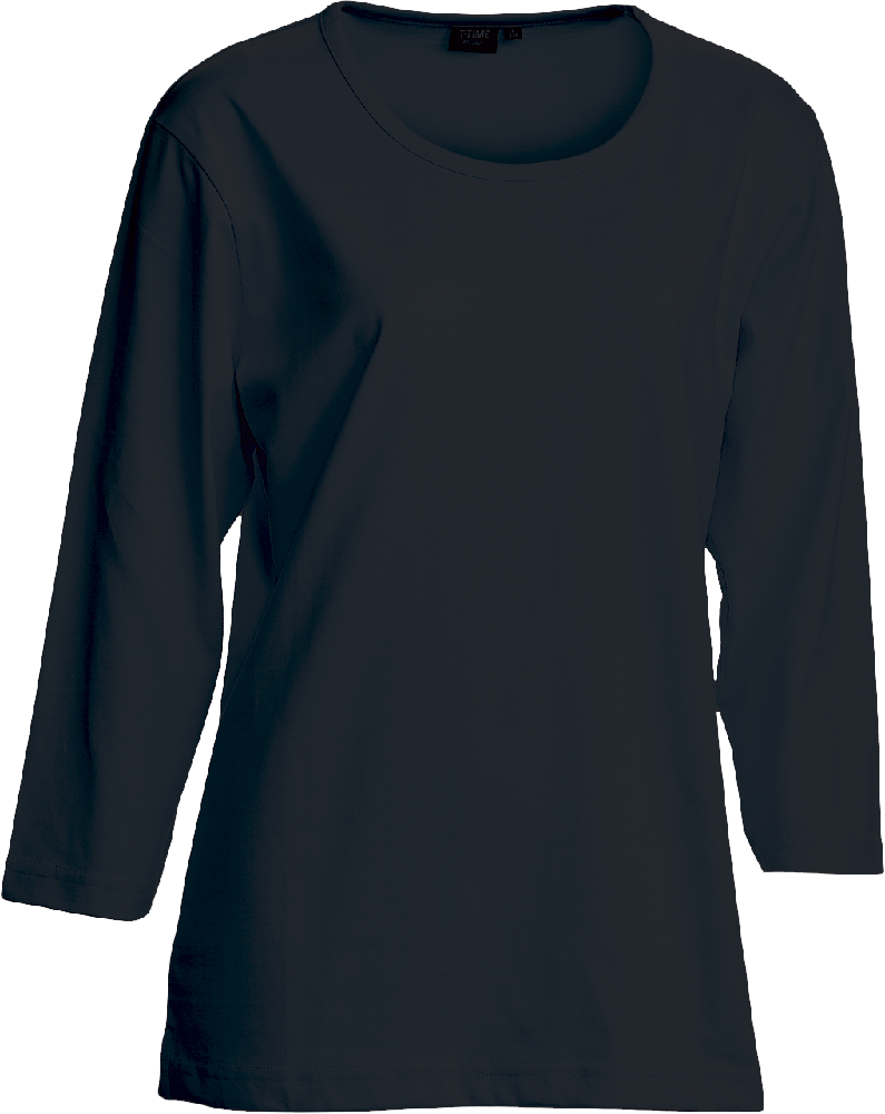 Svart Dam T-shirt 3/4 ärm, Prowear (7150191) 