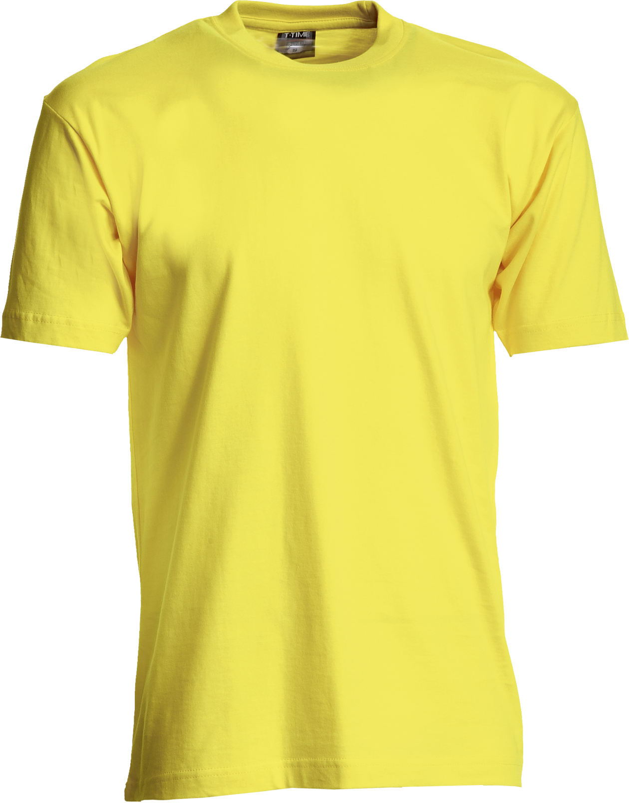 Gul T-Shirt - herre, Basic (8150101) 