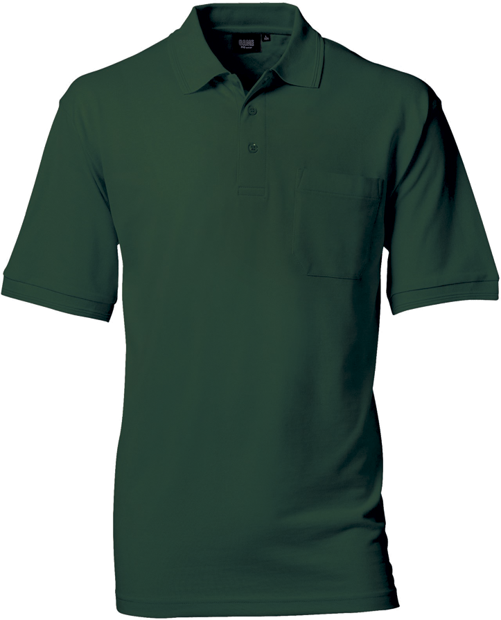 Green Mens Polo Shirt w. breastpocket, Prowear (8250281) 
