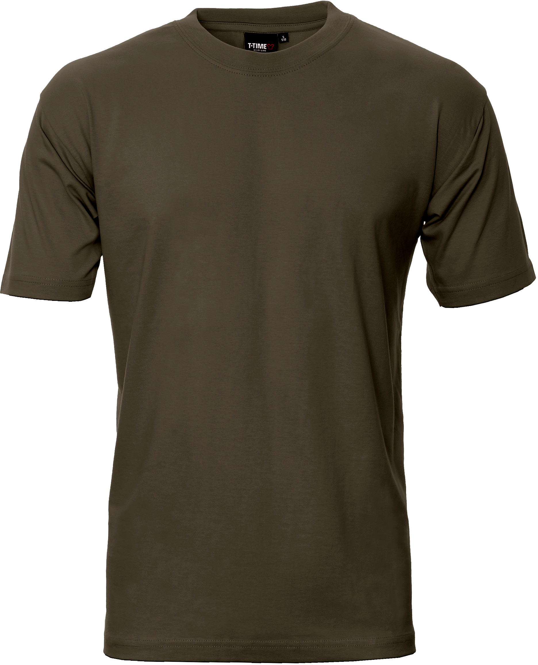 Oliven T-Shirt - herre, Basic (8150101) 