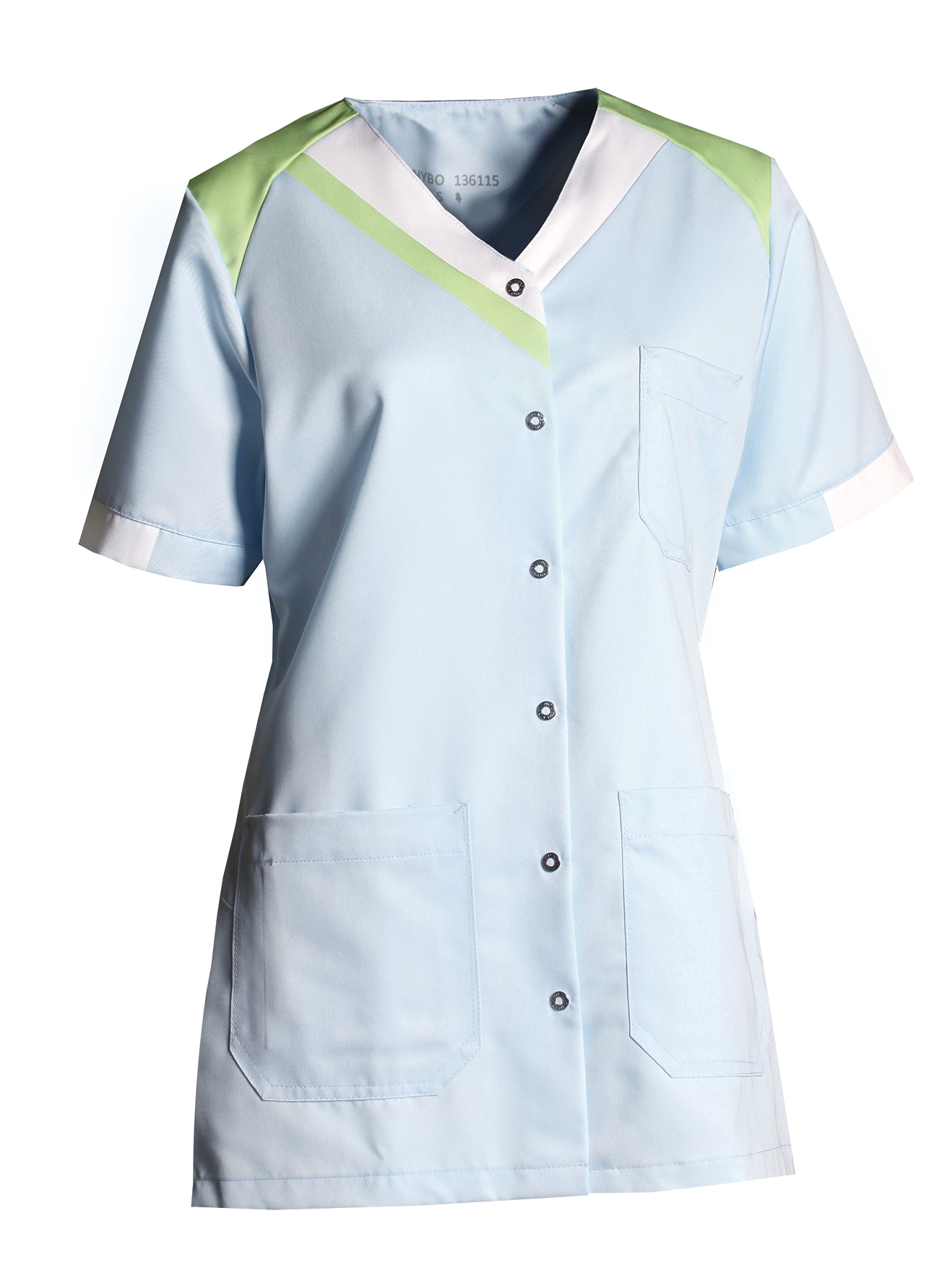 Light Blue/White/Light Green Ladies’ tunic, Nova Premium (1361151)