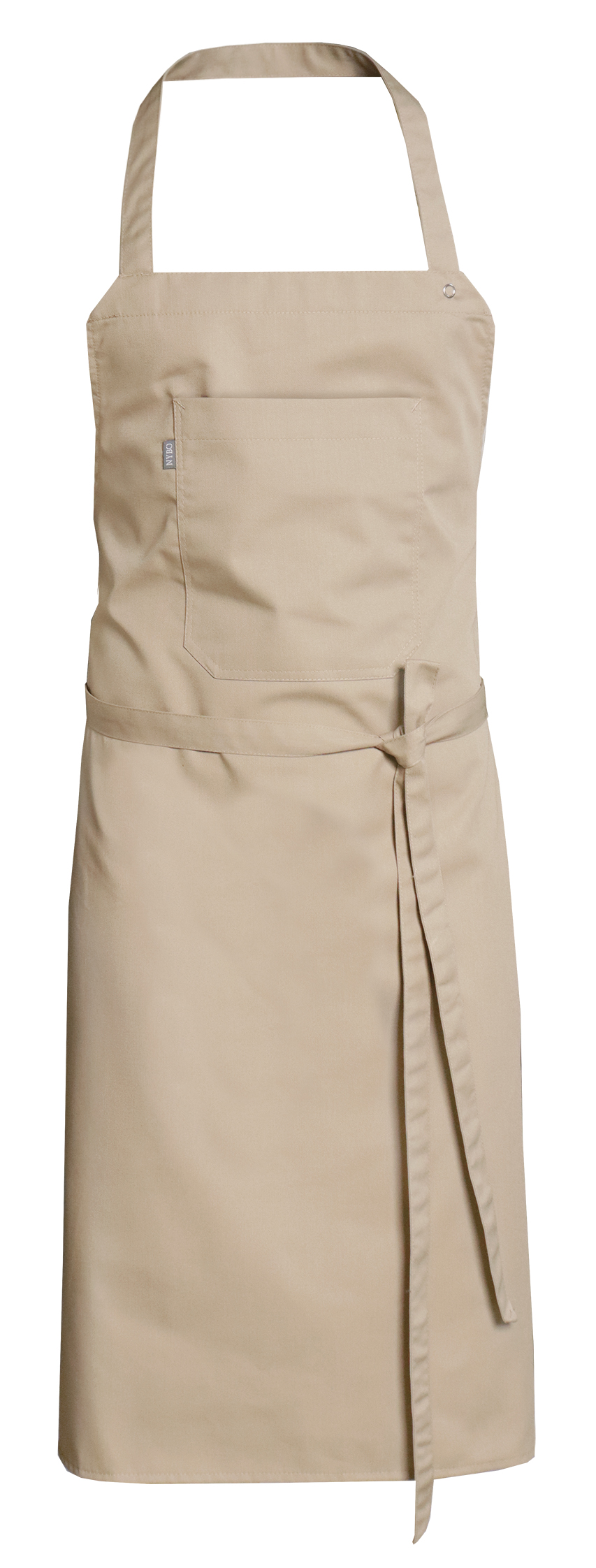Khaki Apron with  front pocket, All-over (6100019) 