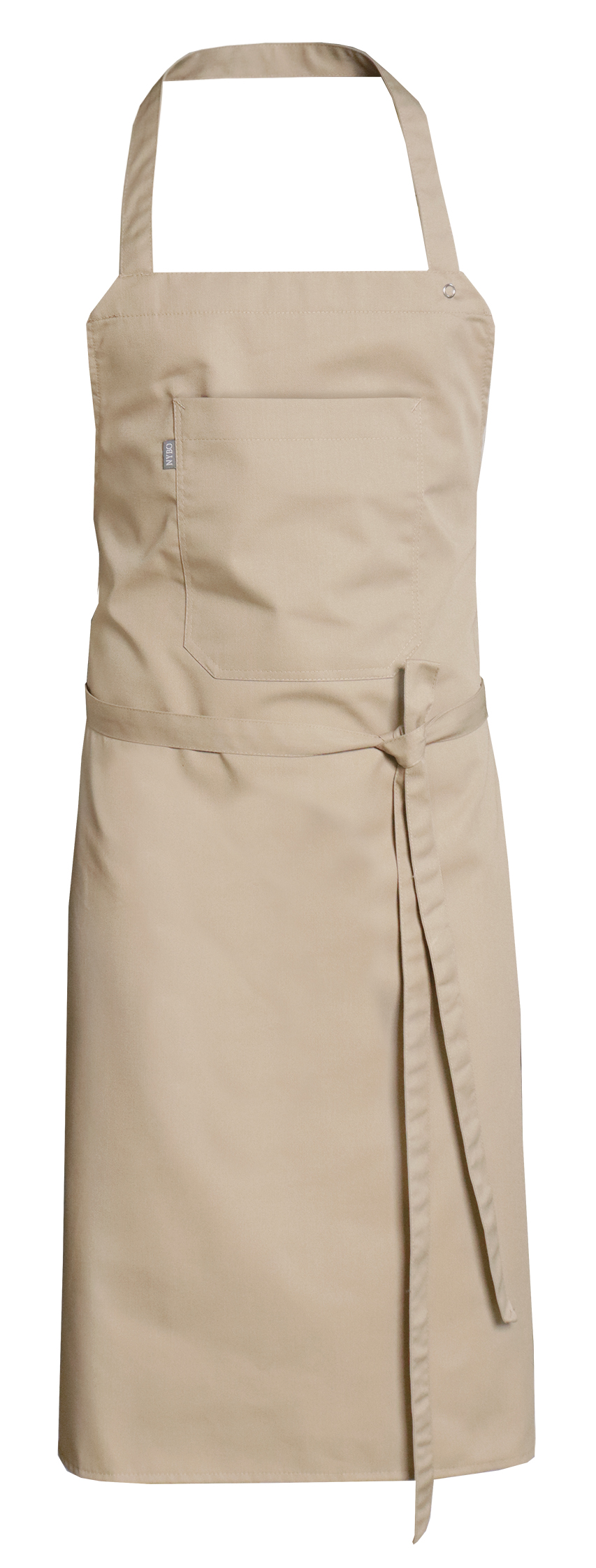 Khaki Latzschürzen mit Latztasche, All-over (6100019) 