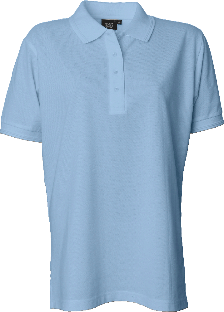 Lyseblå Polo Shirt u. brystlomme, dame, Prowear (7250091) 