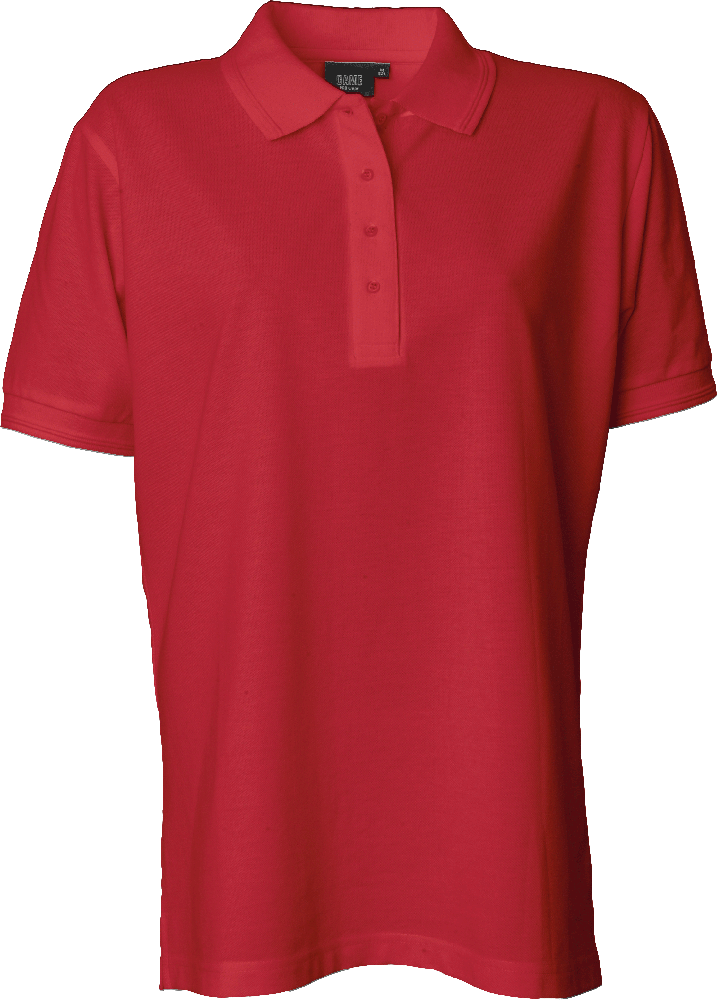 Rød Polo Shirt u. brystlomme, dame, Prowear (7250091) 