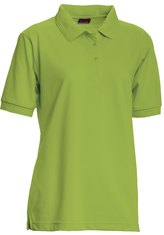 Lime Polo Shirt u. brystlomme, dame, Prowear (7250091) 