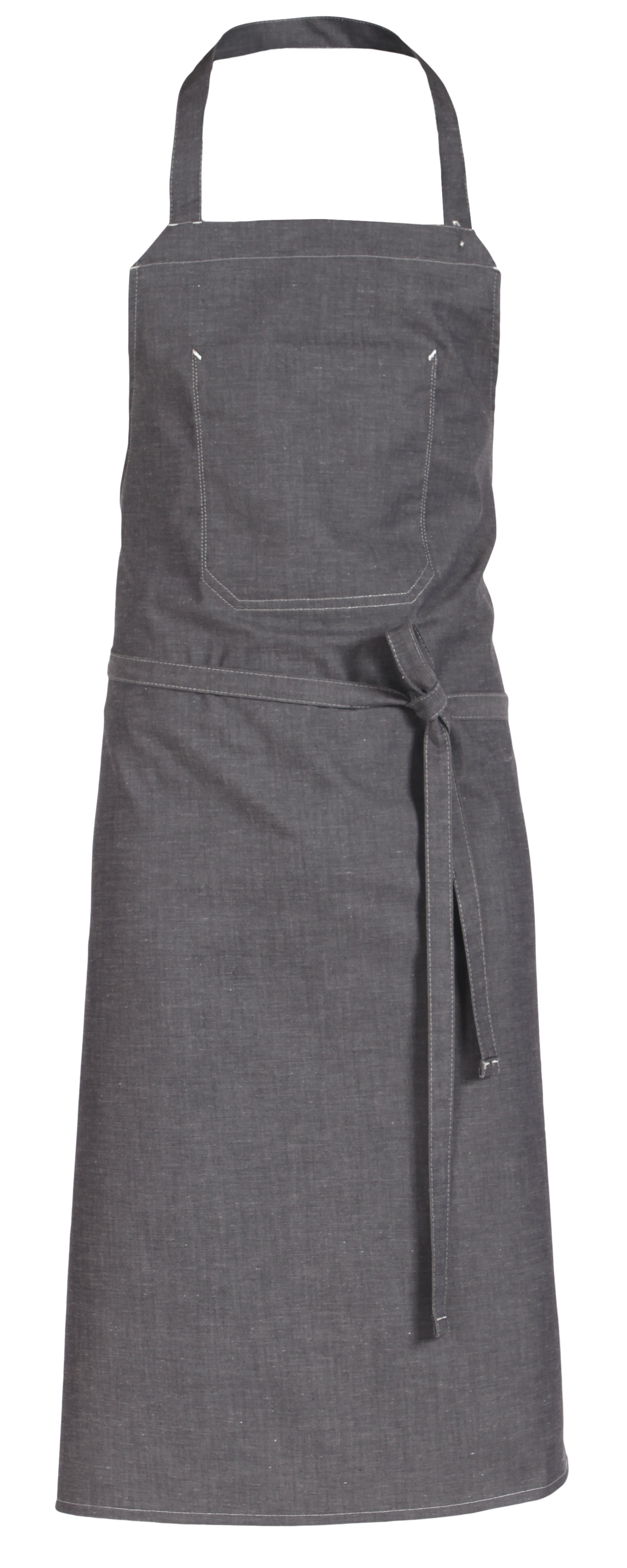 Grey Apron w. inner pocket, All-over (6100561)