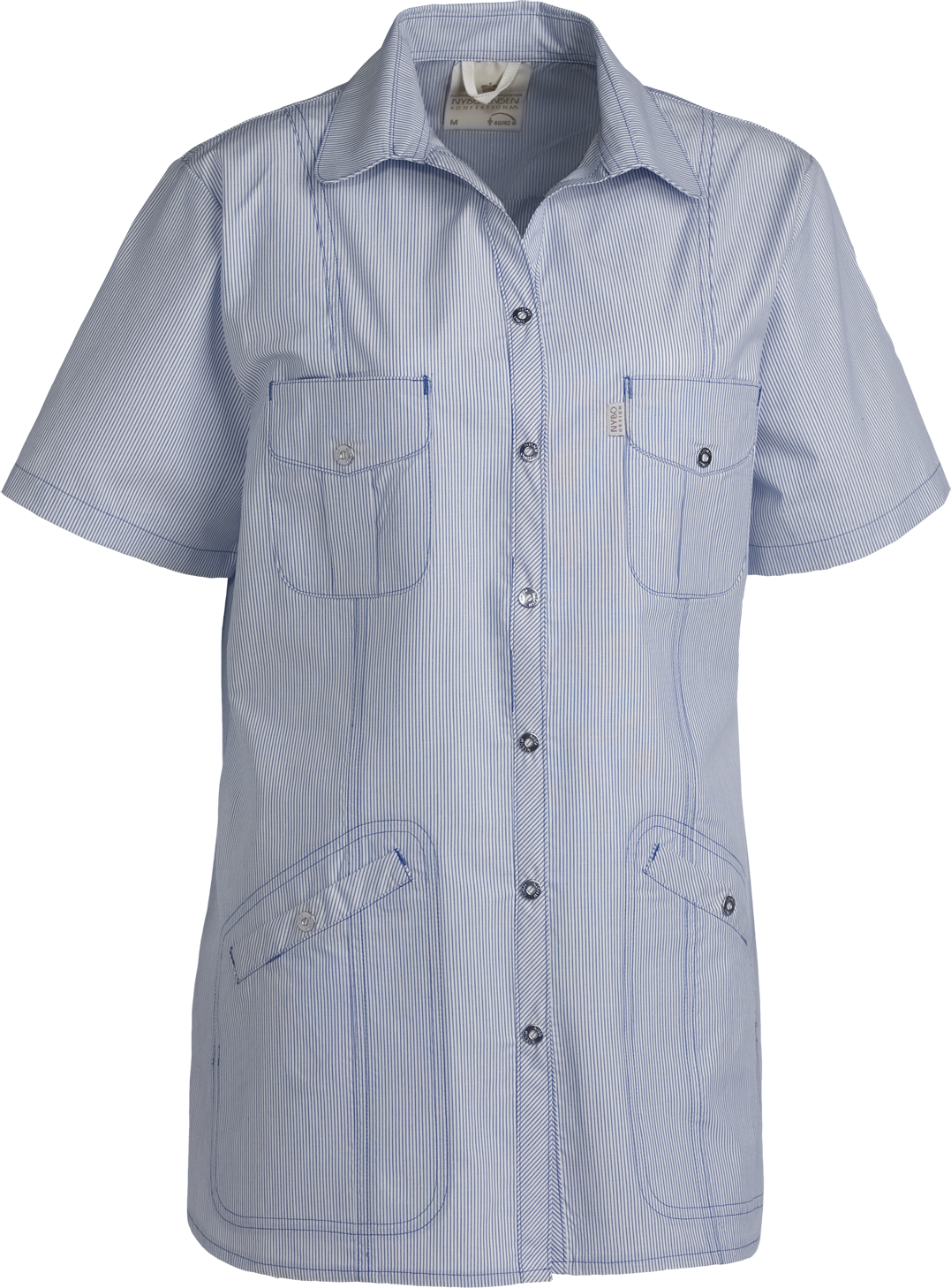 Blå stripet Casual dametunika/skjorte, Fresh (1360629) 