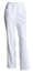 White Unisex Pants w. elastic in waist and extra length, Club-Classic (1100811) 