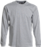 Grå Unisex T-shirt Lång ärm, Prowear, (8150221) 