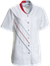 White/Grey/Red/Pale Grey Ladies´ Tunic w. cotton on inside, Feel Free (1160321) 