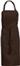 Brown Apron without pocket, All-over (6100391)