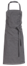 Grau Latschürze mit innenl. Tasche, All-over (6100561)